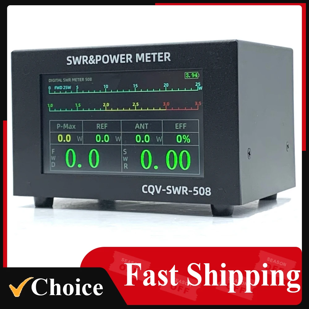 Compteur SWR Pyramid SWR-14 – 10/100W, 1,5-150MHz, Neuf (ouvert Jamais Utilisé)