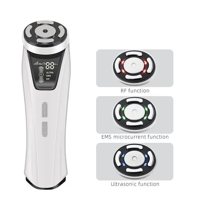 

New 3 IN 1 HIFU Facial Radiofrequency Beauty Treatment EMS Sonic Skin Rejuvenation Lifting Tightening Beauty Instrumentt