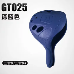 4-Piece Waterproof Golf Club Head Cover Set - Premium High-Elastic Material, Space-Saving Design (3-5 Blue)