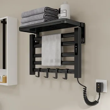 ราวแขวนผ้าเช็ดตัวไฟฟ้าแบบควบคุมอุณหภูมิ พร้อมหน้าจอสัมผัส สำหรับห้องน้ำในบ้าน อุปกรณ์เสริมในห้องน้ำ 1