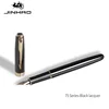 Jinhao 75 Metal Fountain Pen Black/Black Red Luxury Pens 0.5mm Nib Writing Ink Pens Stationery Business Office School Supplies 6