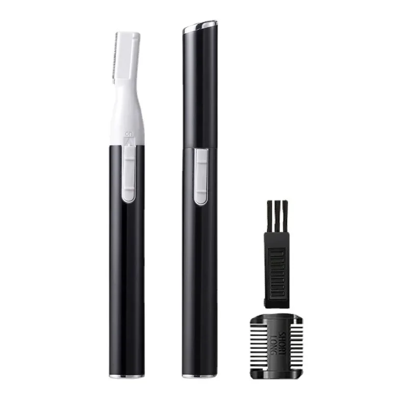 Electric Face Eyebrow Scissors Hair Trimmer Mini Portable Women Body Shaver Remover Blade Razor