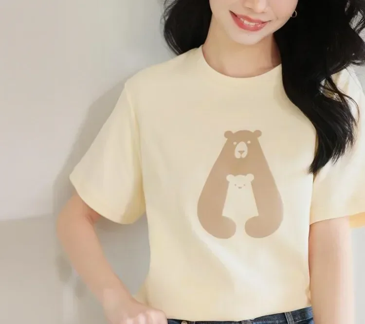 

TH25 Beautiful geometry printed Graphic T-shirt Tops Tee Cute Short Sleeve Female T shirts