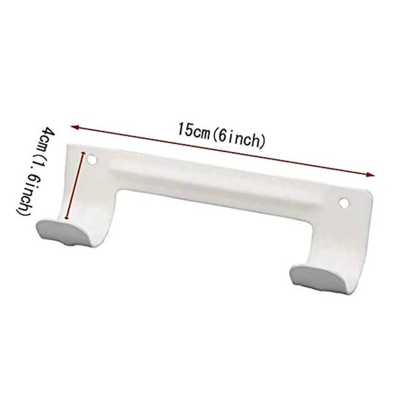 2Pack Ironing Board Hanger,Wall Mounted Ironing Board Holder for Laundry Rooms (Black)