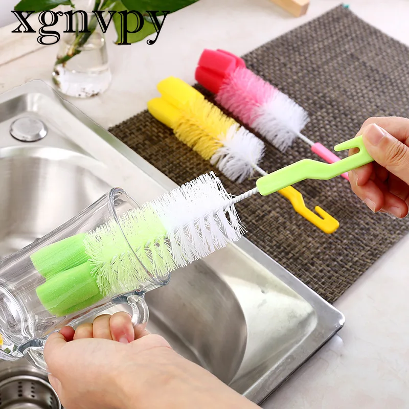 Baby Bottle Brush Wash Tool Nipple Cleaner Sponge Cleaning Kit Single Piece