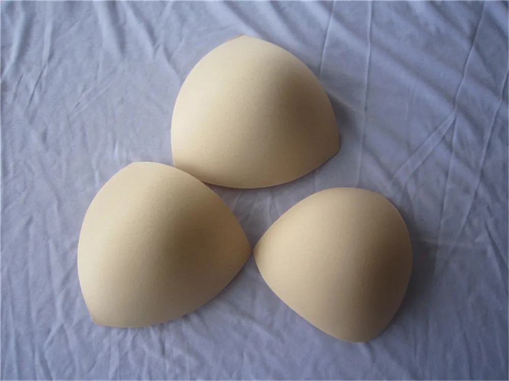 Bra pads inserts Swimsuit Padding Inserts Women Clothes Accessories Foam Triangle Sponge Pads Chest Cups Breast Bra Bikini Inserts Chest Pad