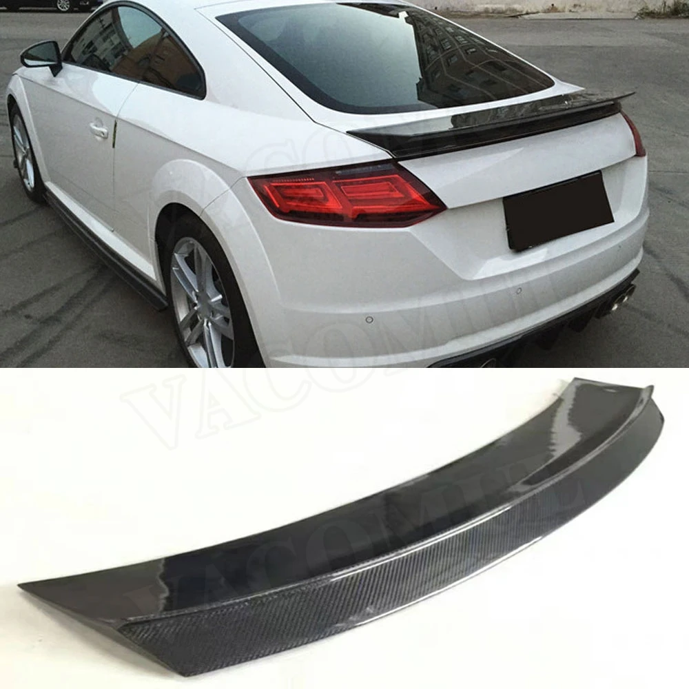 

For TT Carbon Fiber Rear Spoiler for Audi TTS TTRS 2014- 2017 BT Style FRP Rear Trunk Wings