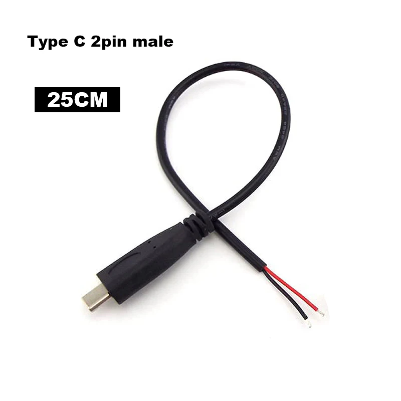 Lot De 4 Connecteurs Micro USB Mâle Vers 2 Broches Sans Soudure - Pour Réparation Câble De Charge (5V/3A, Pas De Transfert De Données) - 12