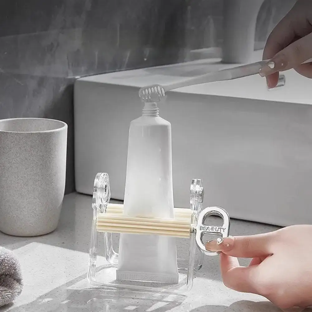 Modern Toothpaste Squeezer Multifunctional Toothpaste Tube Squeezer Clip-on Facial Cleanser Squeezer Bathroom Supplies 2