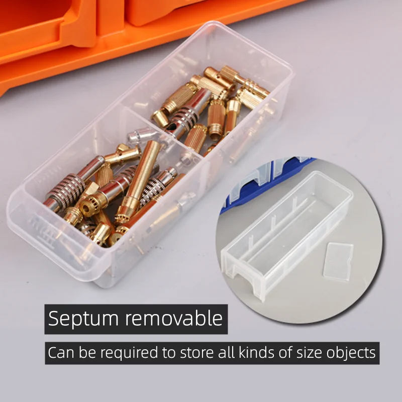 Tool Box Drawer Type Plastic Organizer Boxes Wall-mounted Toolbox For Mechanics Screw Empty Suitcase Tools Storage Box Container