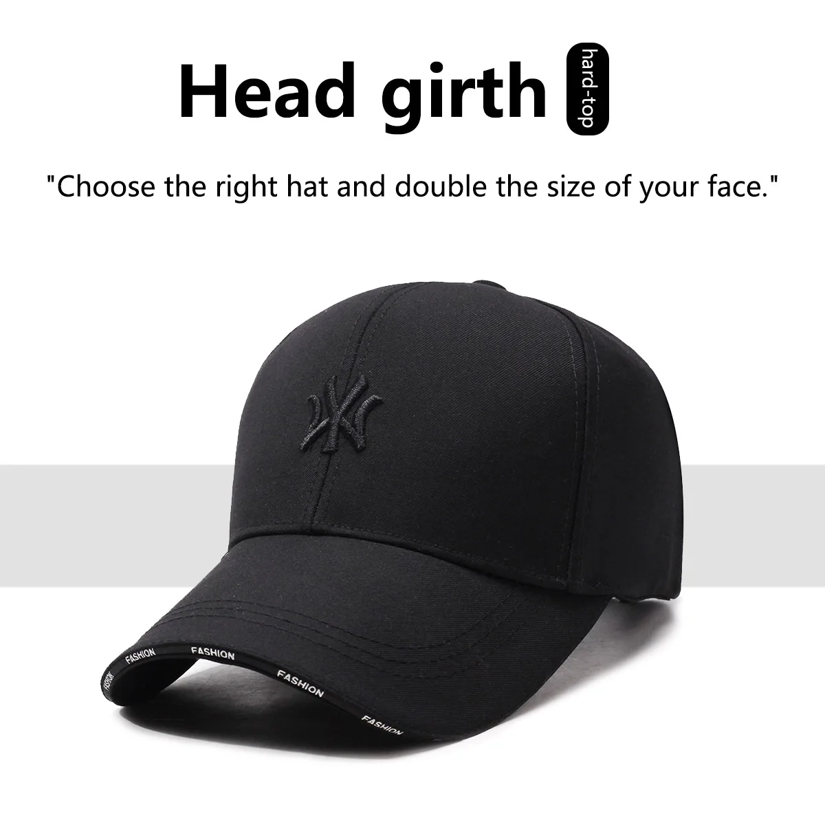 Unisex Embroidered Baseball Cap Spring and Summer Outdoor Adjustable Casual Cap Sunscreen Cap