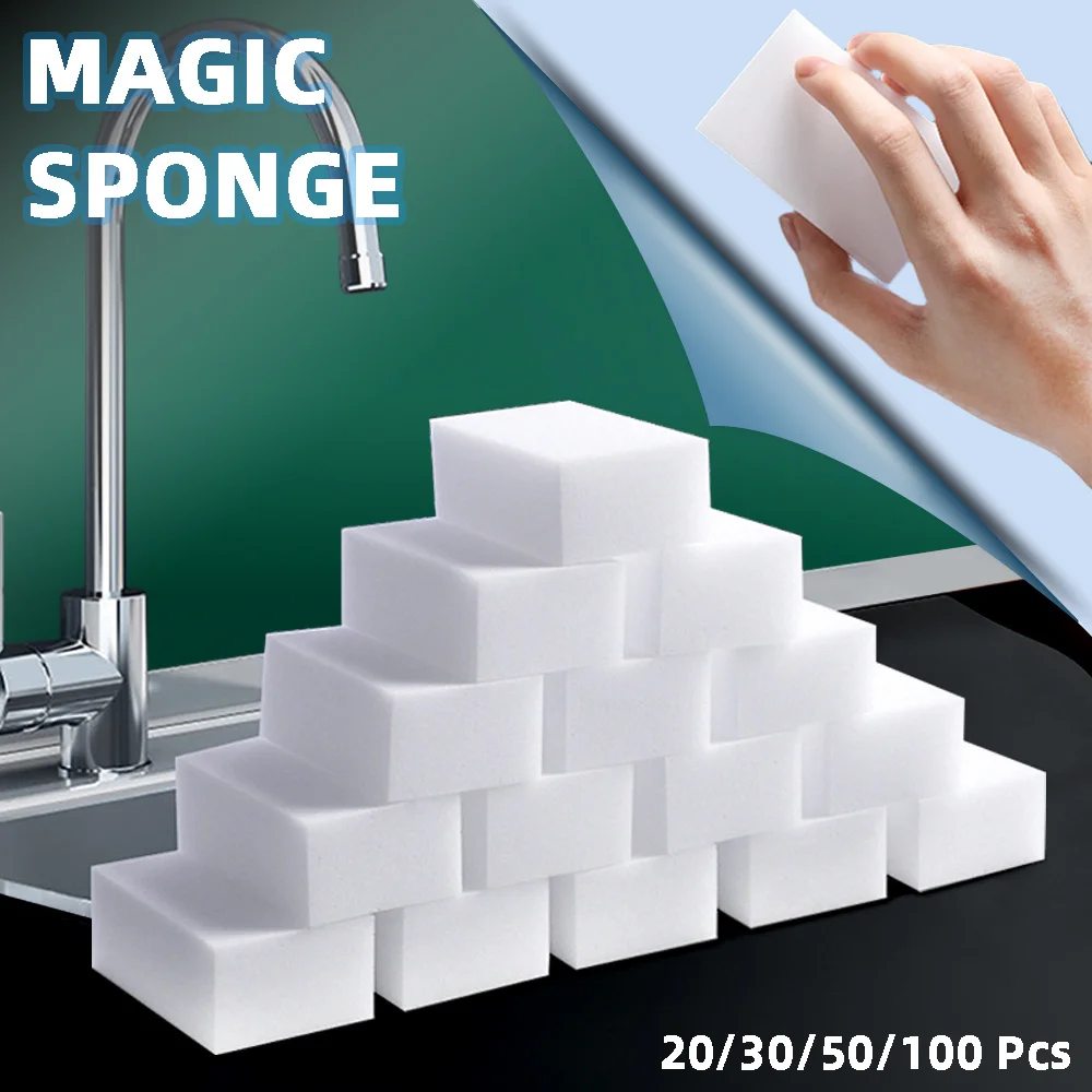 Dirt Magic Sponge 100 Pcs Magical Melamine Magic Sponges 100 Pieces