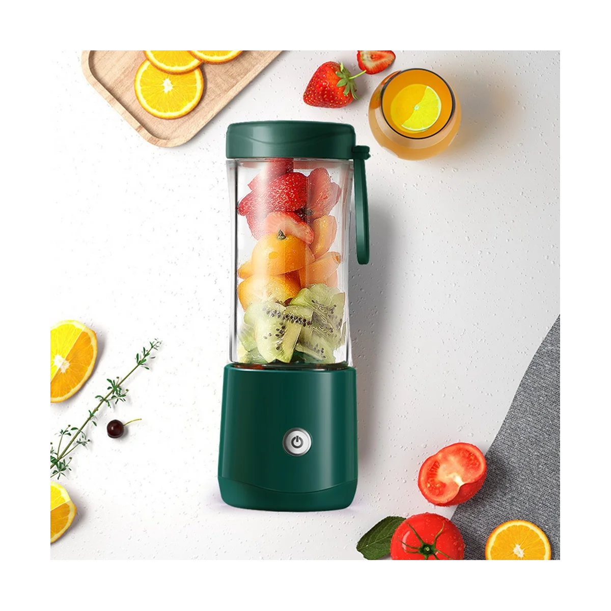 380ML Portable Blender USB Rechargeable Fruit Juicer Cup Mixer Jet