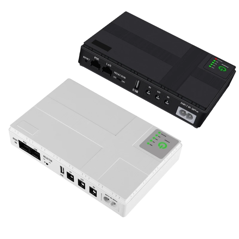 

Universal 10400mAh USB 5V 9V 12V 2A Uninterruptible Power Supply UPS Battery Backup for WiFi Router Webcam Camera