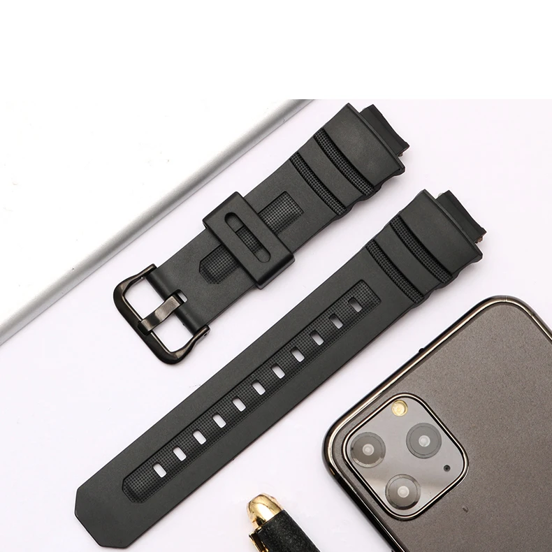 Silicone Resin Watch Band For Casio G shock Aw 591 590 5230 282b Awg m100 101