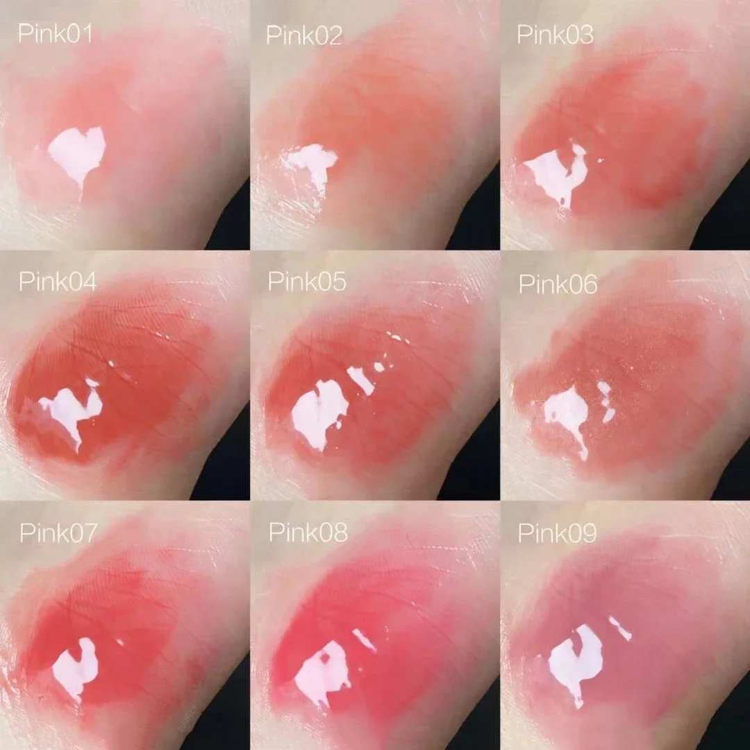 Lip Gloss 9 Colors Makeup Moisturizing Tinted Liquid Pigment Lipstick Reduce Lines Lasting Glitter Lip Oil Sexy Plumping Care lip gloss lip makeup lip oil