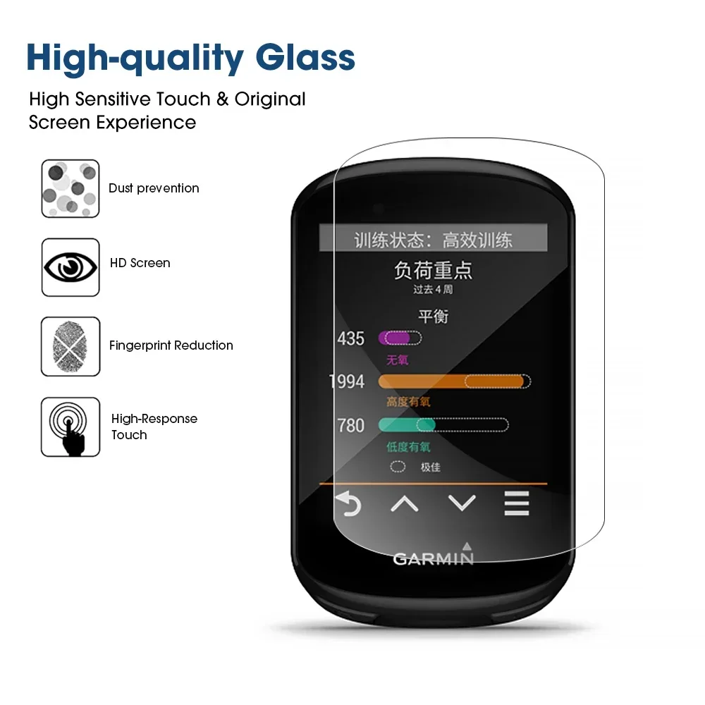 Premium HD Tempered Glass Screen Protector for Bicycle GPS Stopwatch