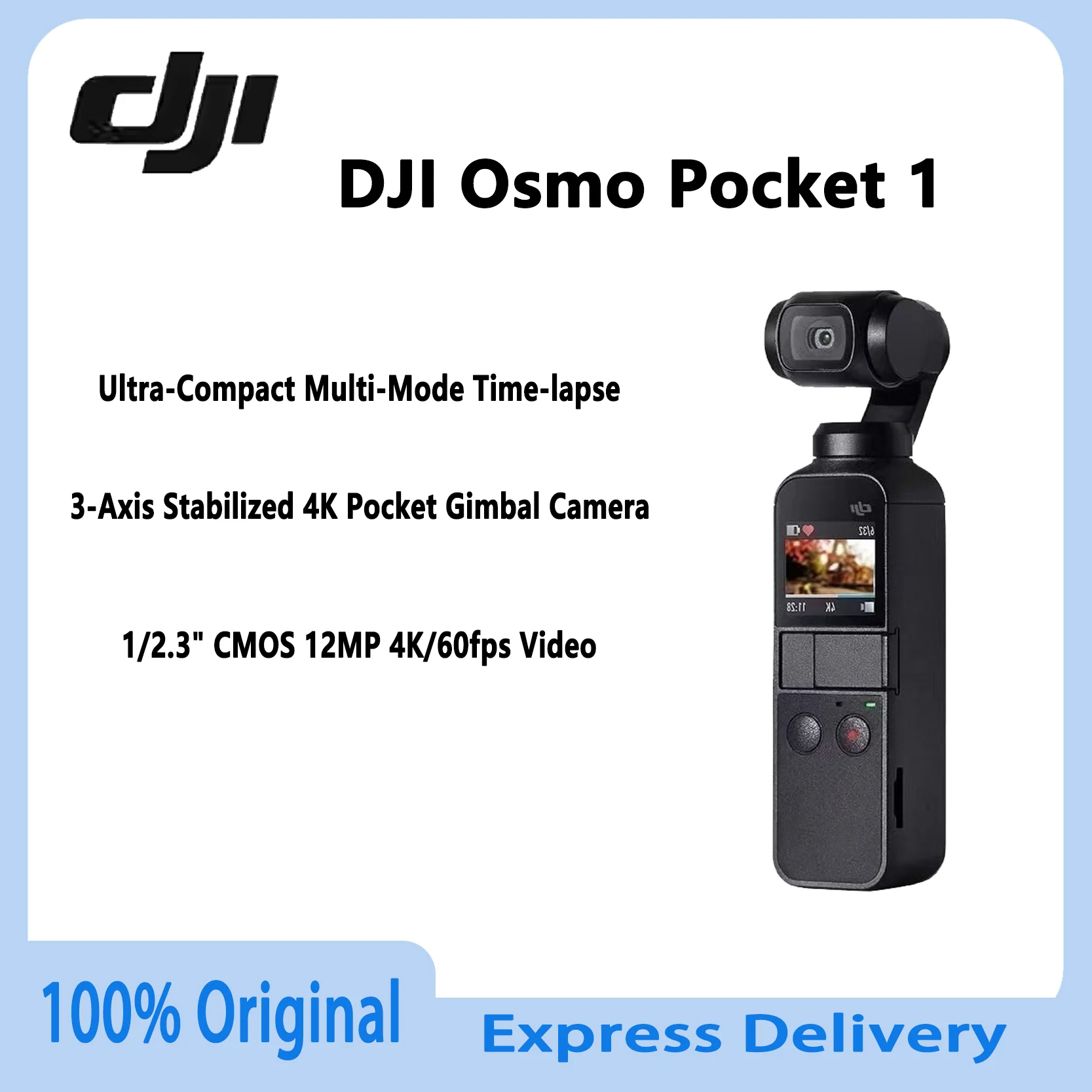 DJI Osmo Pocket 1 Caméra Action Stabilisée - Boîte Neuf