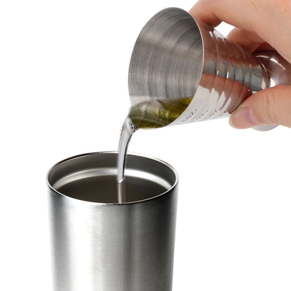 Measure Cup Gadgets Bar Cocktail Shaker Jigger Stainless Steel 75ML Cocktail Tools cocktail shaker measuring jigger stainless steel measuring cups