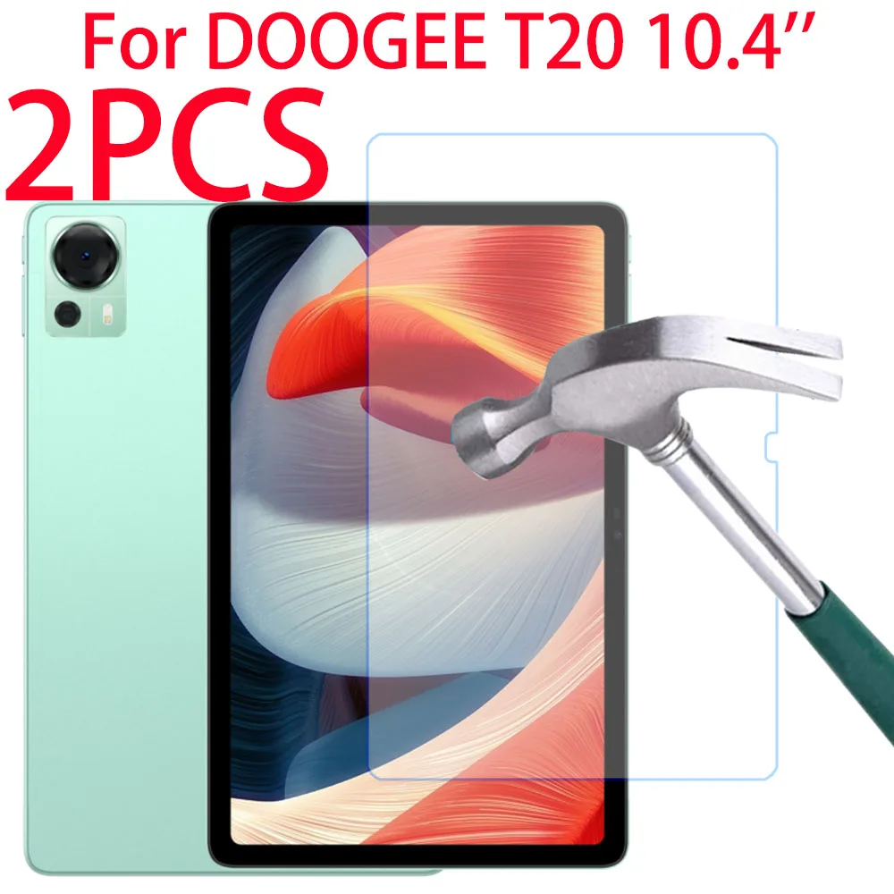 

2 упаковки закаленное стекло Для DOOGEE T20 10,4 дюймов Защитная пленка для экрана Защитная пленка для doogee t20 10,4''