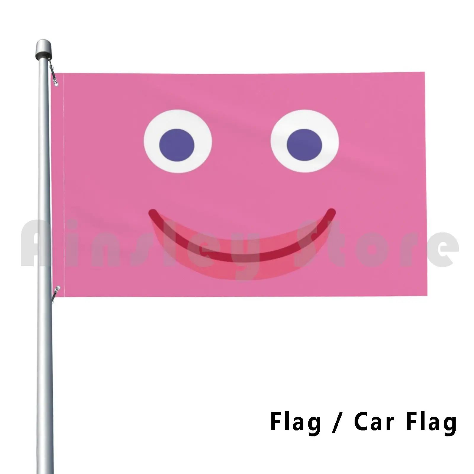 Loco Roco Priffy Outdoor Decor Flag Car Flag Loco Roco Game Game Character Game Reference Priffy Locoroco Priffy