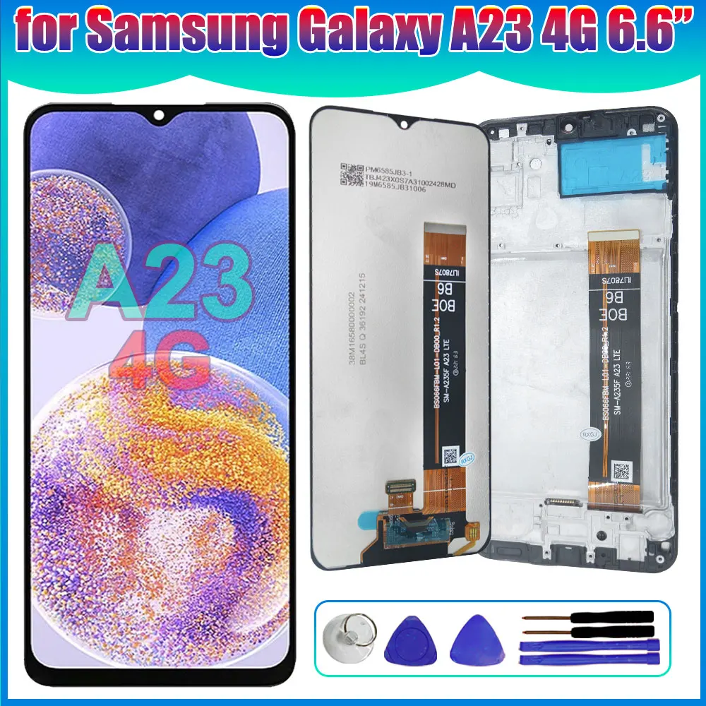 Premium LCD Display Touch Screen Digitizer Assembly for Samsung Galaxy A23 4G Mobile Phone