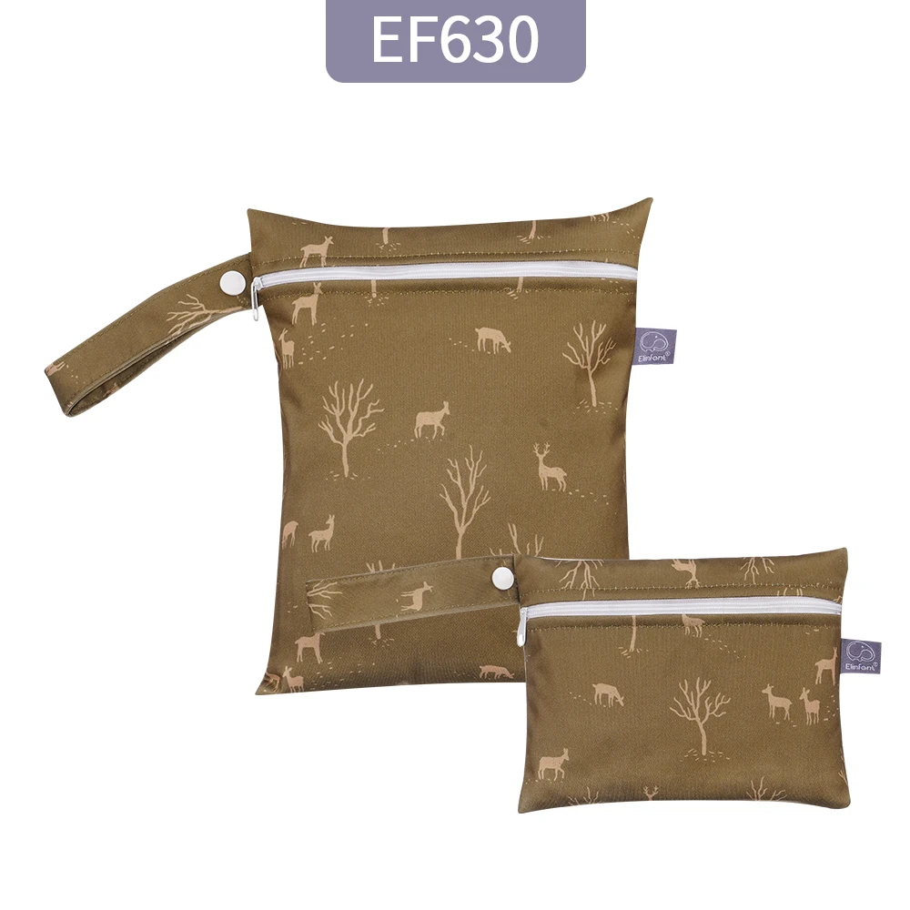 Elinfant 2-Piece Cute Waterproof Storage Bag Set