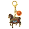 Feng Shui 3 Powers Windhorse Keychain Victory Wind Horse Success Amulet Key Chain 1
