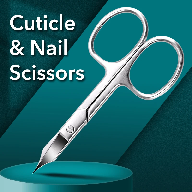Professional Cuticle Scissors Nail Art Long Toenail Remover Manicure  Pedicure