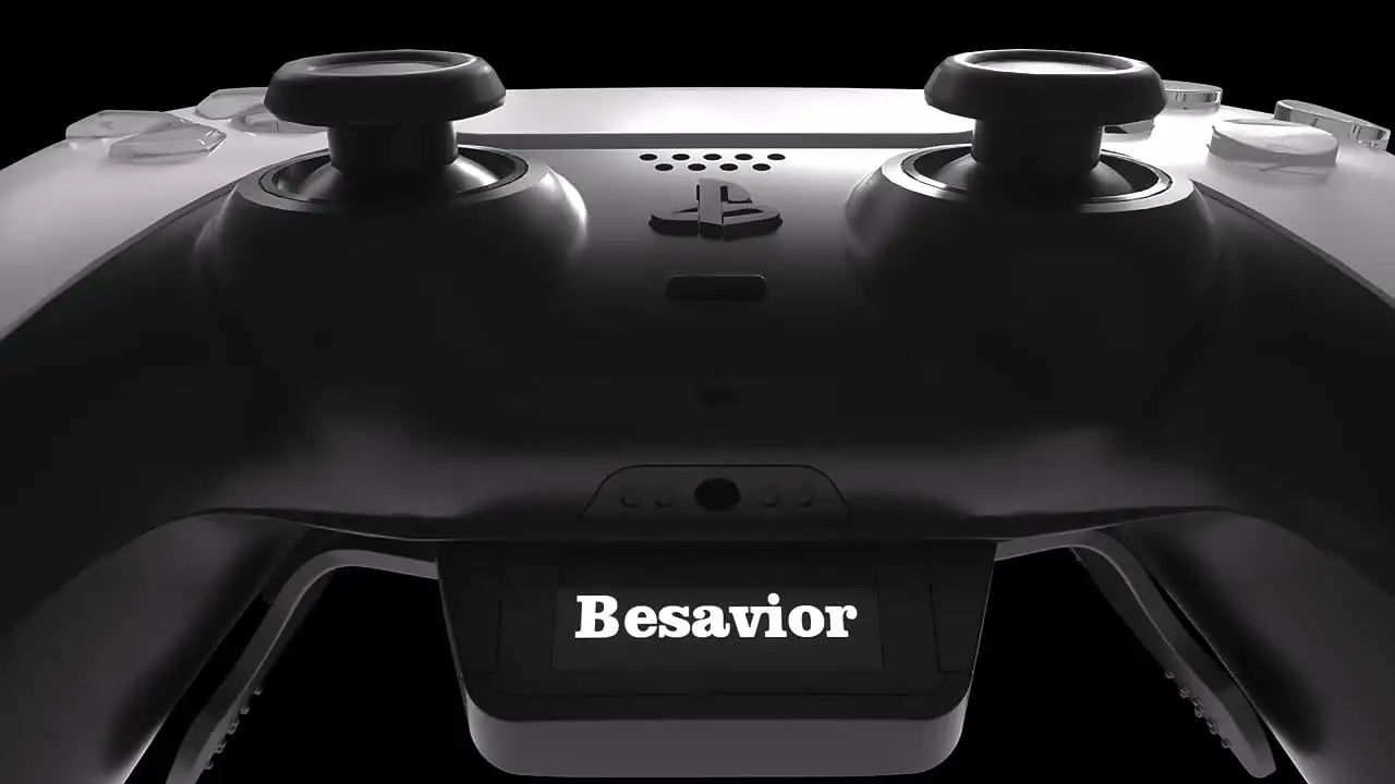 Besavior-PS5エリートコントローラー、4つのバックボタン、交換可能な