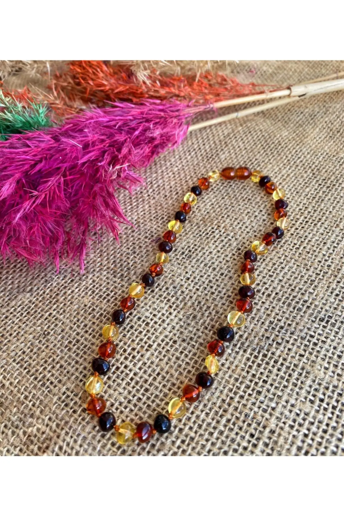 

Unisex Certified Baltic Amber Baby Necklace Round 3 Color Necklace Bijouterie Jewelry & Jewelry Accessory