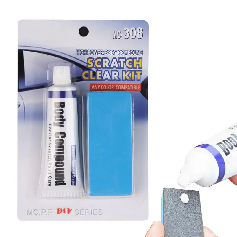 

Car Scratch Repair Polishing Kit Auto Body Compound Polishing Grinding Paste Car Body Compound Paste Kit Auto Accessories Fix It