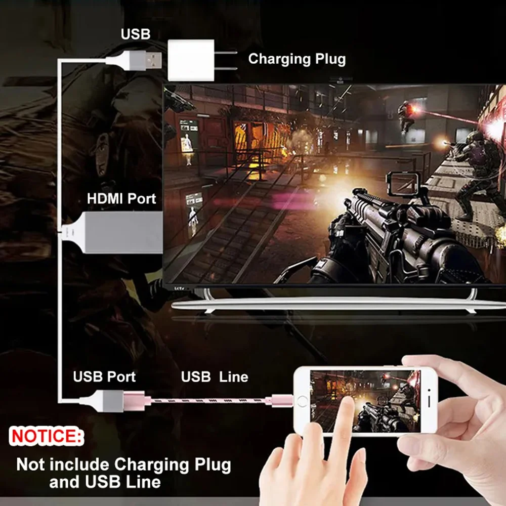 Premium 1080P USB to HDMI Adapter Cable