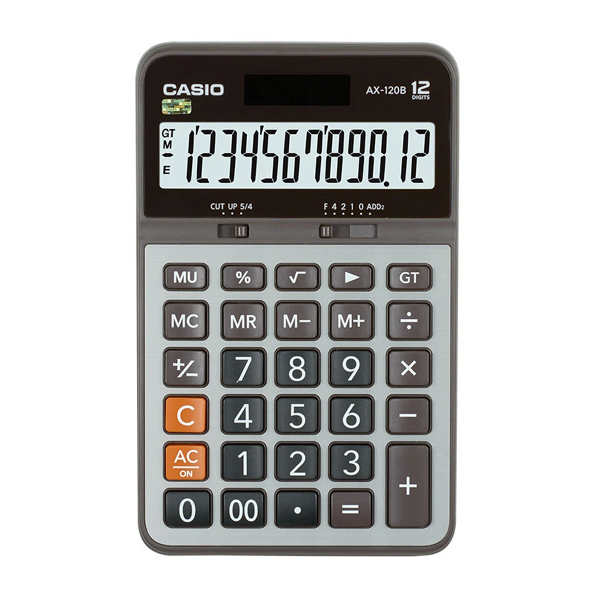 Casio Dual Power 12-Digit Desktop Calculator