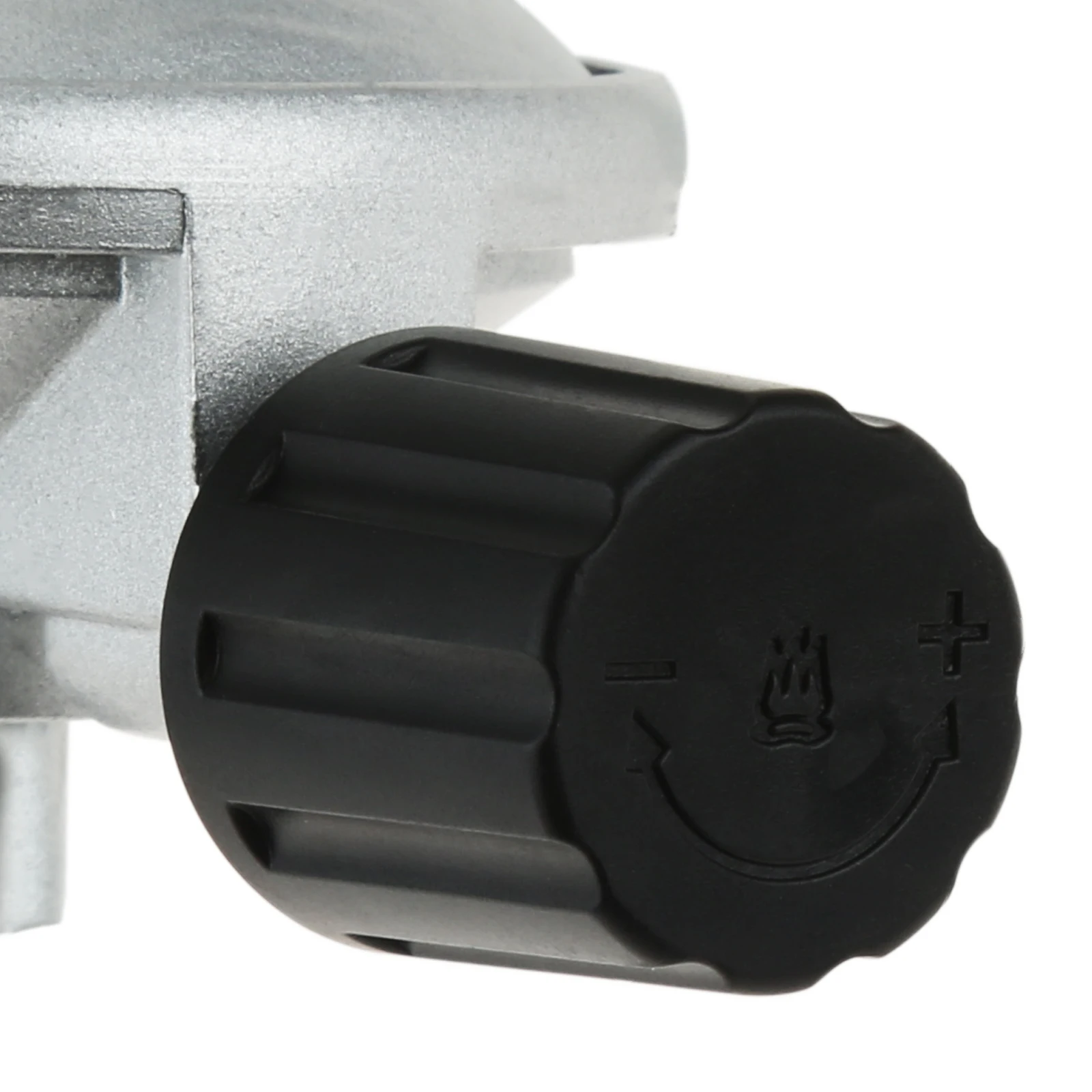 Propane Low Pressure Regulator Ajustable Flow with 9.5mm Barb Hose Connection Connect 50mbar Disposal Bottle Valve Camping Stove