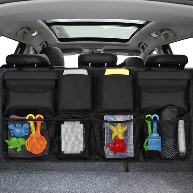 Car Trunk Organizer Adjustable Backseat Storage Bag Net High Capacity  Multi-use Oxford Automobile Seat Back Organizers Universal - AliExpress