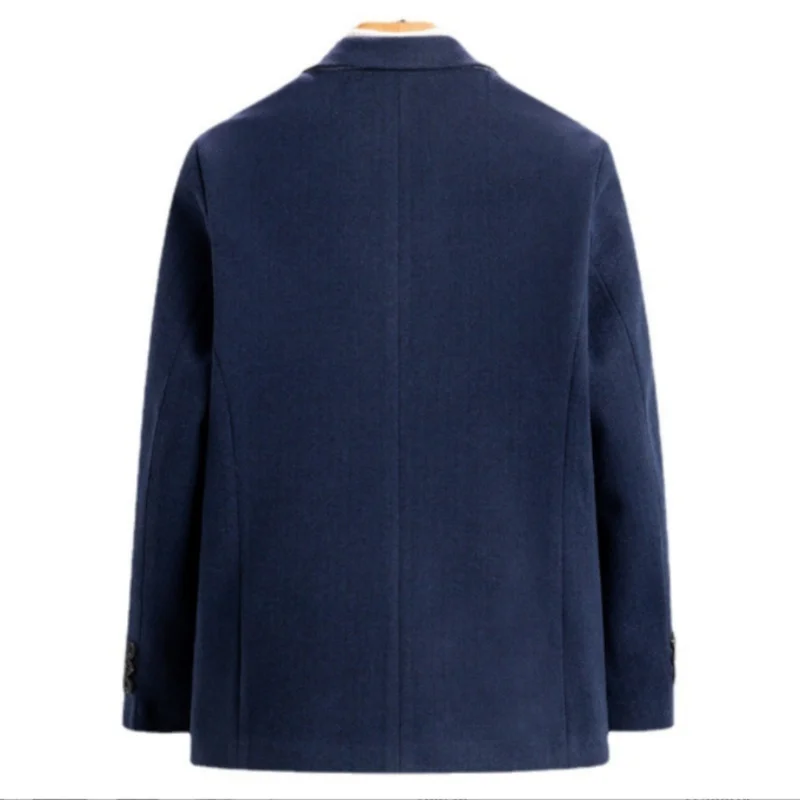 Stylish luxury high quality men's suit with trousers, casual configuration, selected high quality fabrics 7150