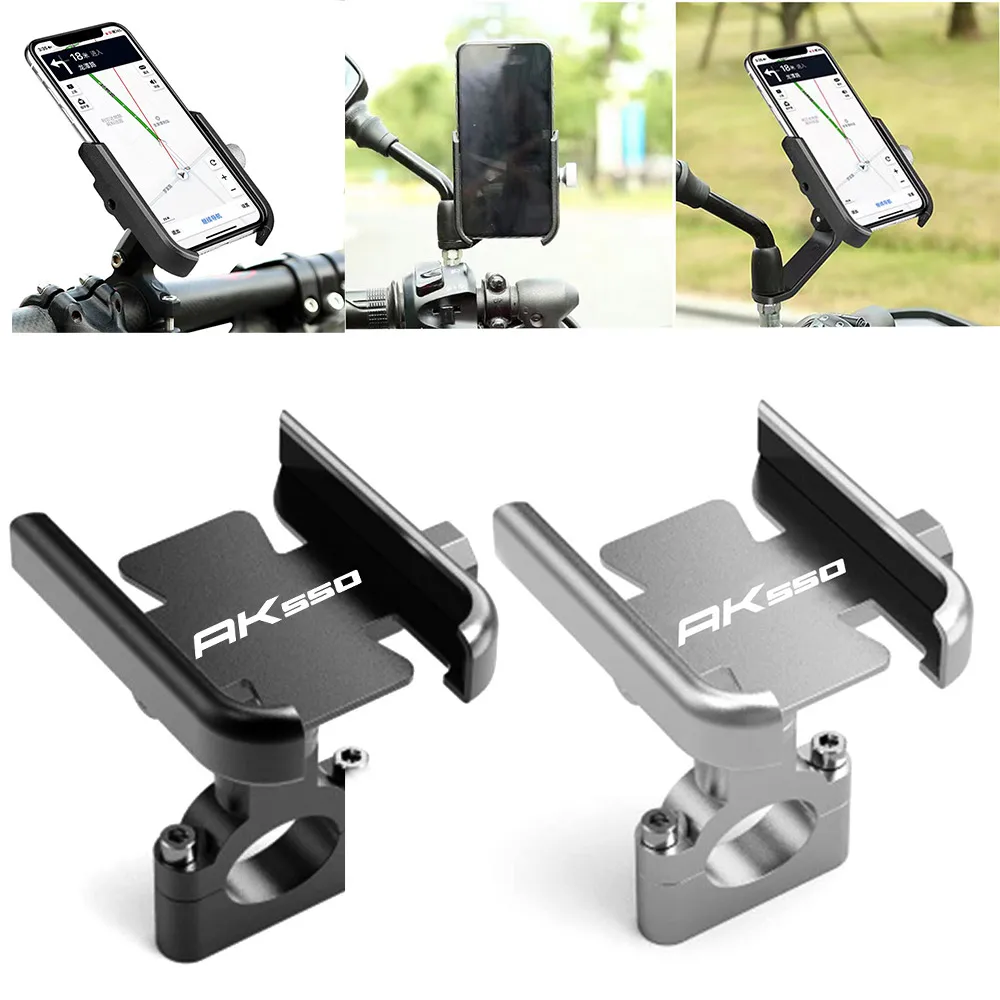 MotorcycleAccessoriesHandlebarRearviewMirrorMobilePhoneHolder