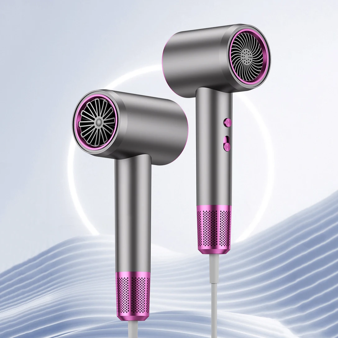 Hair Dryer 110V-220V High-Power Quick Drying Negative Lonic Blow Dryer Hot Cold Wind Air Brush Salon Tool