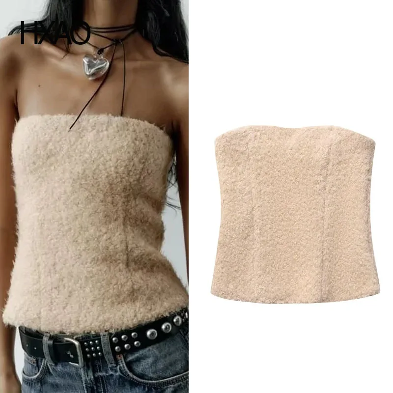 

Женская демисезонная флисовая майка без рукавов, без бретелек