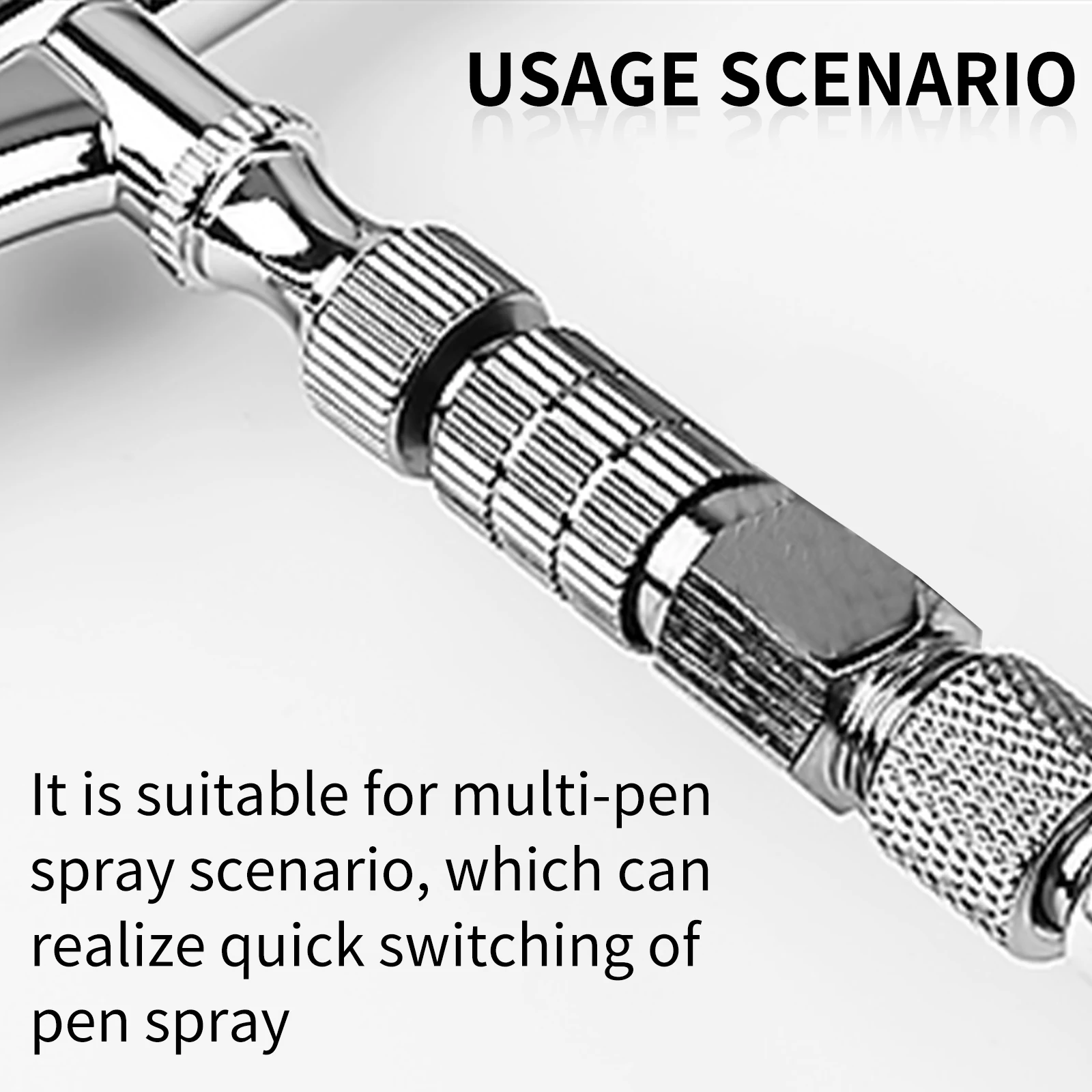 Quick Release Airbrush Kupplung Airbrush Schnittstelle Ersatz Fitting 1/8" Anschluss Schlauchadapter – Detail 7