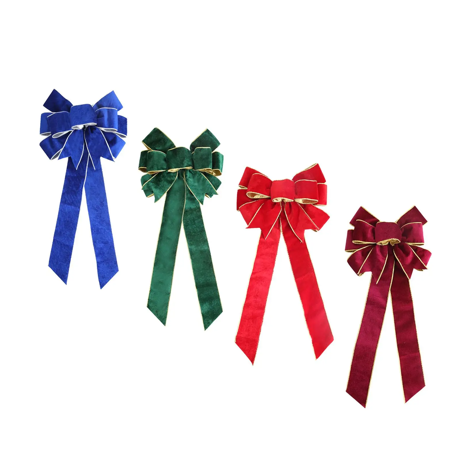 Festive Ribbon Bow for Christmas Decor - Perfect for Backyard Scene Layout and Holiday Party Accessories