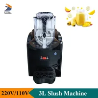 220V 110V Slush Machine 3L Mini Ice Slushy Maker Machine Single Tank Iced Drinks for Party Commercial or Household 1
