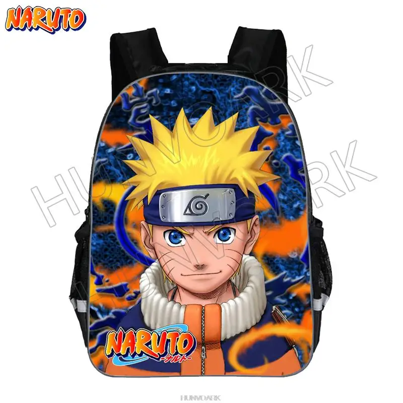 Naruto Uzumaki 16 inch Kids Backpack with Lunch Bag