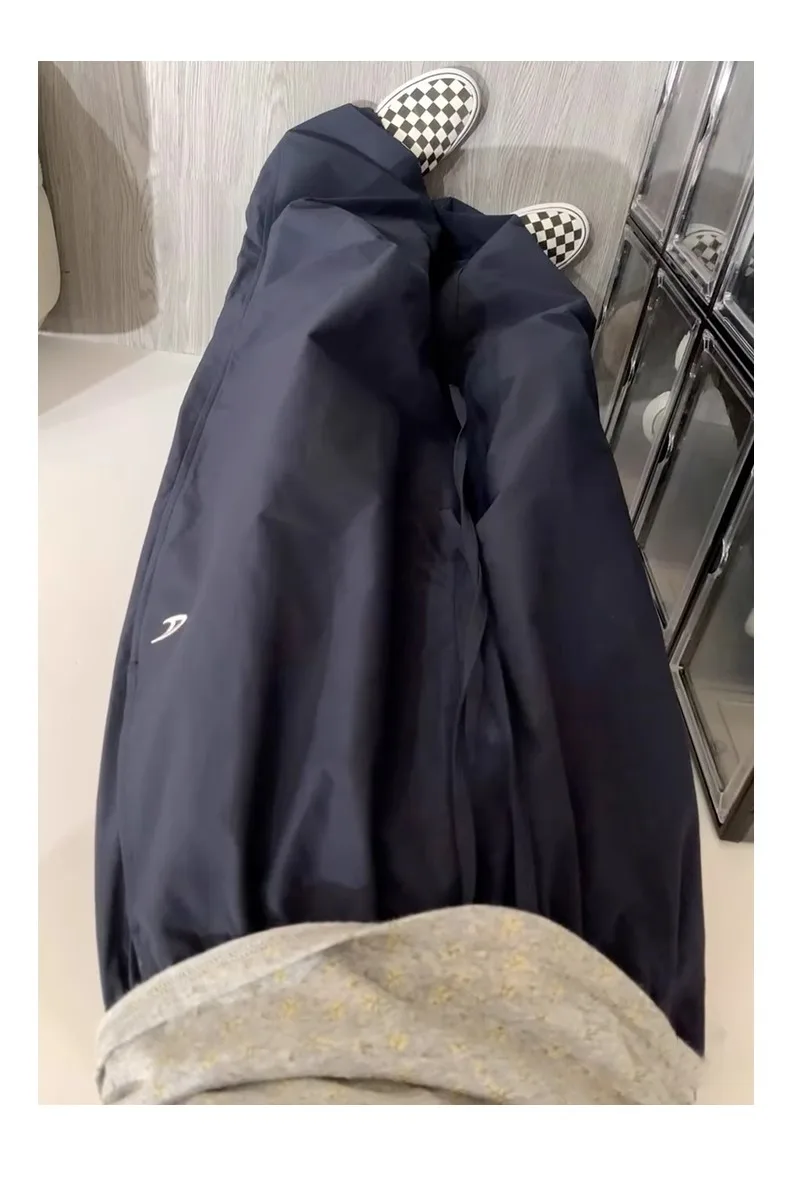 American High Street Style Women's Cargo Pants Spring Summer 2026 New Slimming Drapey Loose Sweatpants Folded Hem