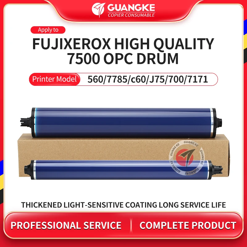 Tambor Opc para Xerox 550 560 570 5580 6680 7780 7785 C60 C70 7550 7500 7600 Fuji Tambor J75 C75 700 700i 770 Cor Preta