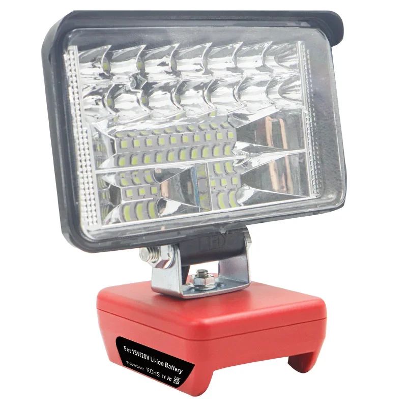 Description Picture 5 of itemCar LED Working Lights Lamp Flashlights Electric Torch Spotlight USB Power Bank For Milwaukee 18V Li-ion Battery High Low Beam