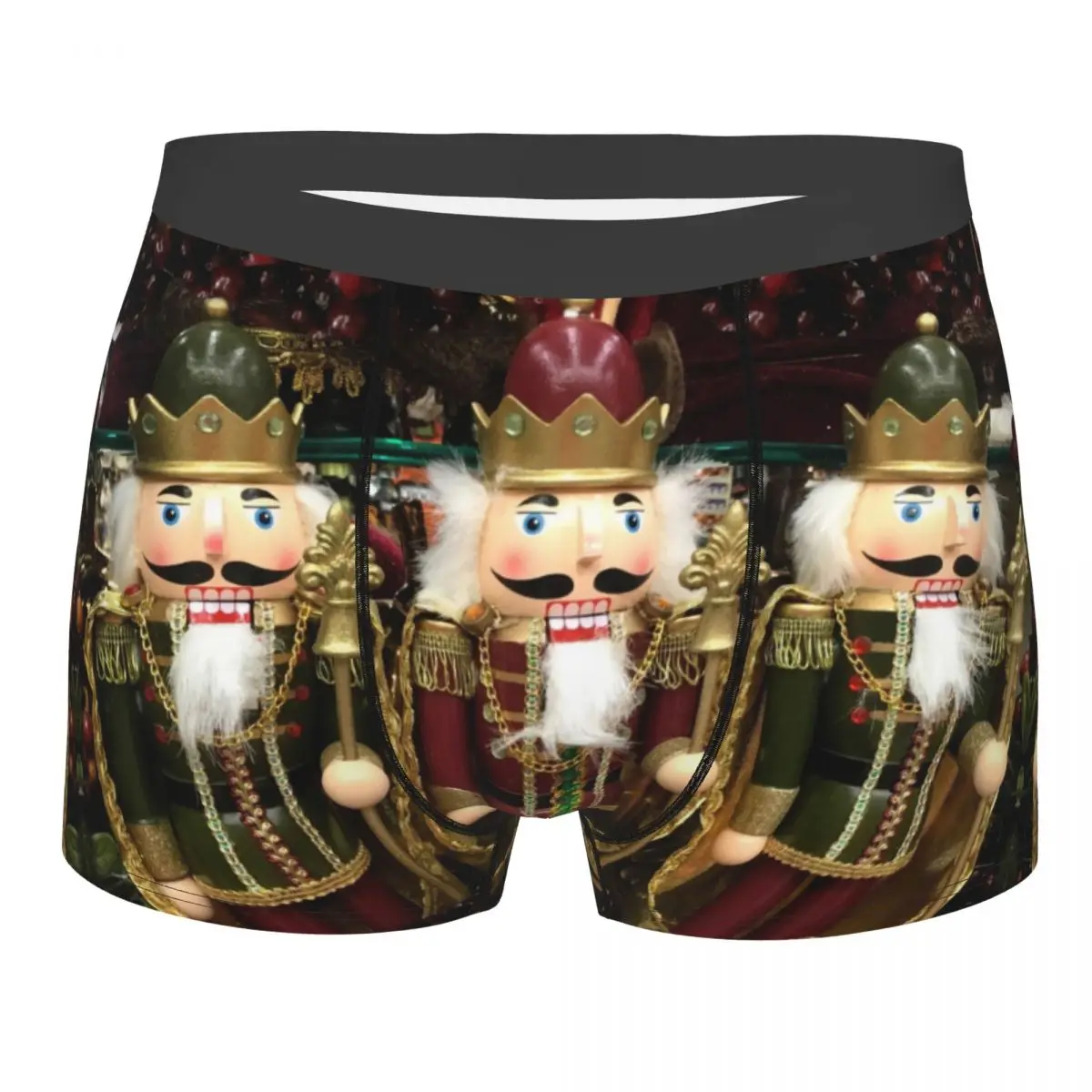 Boxer Homme Noël - Caleçon Imprimé 3D Motifs Festifs, élastique Confortable | Idée Cadeau Originale Et Drôle
