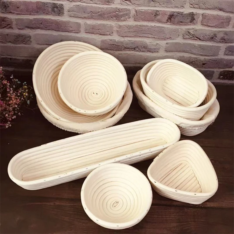 Rattan Bread Fermentation Basket Tools Kitchen Gadgets Pastry Accessories Rattan Bread Basket