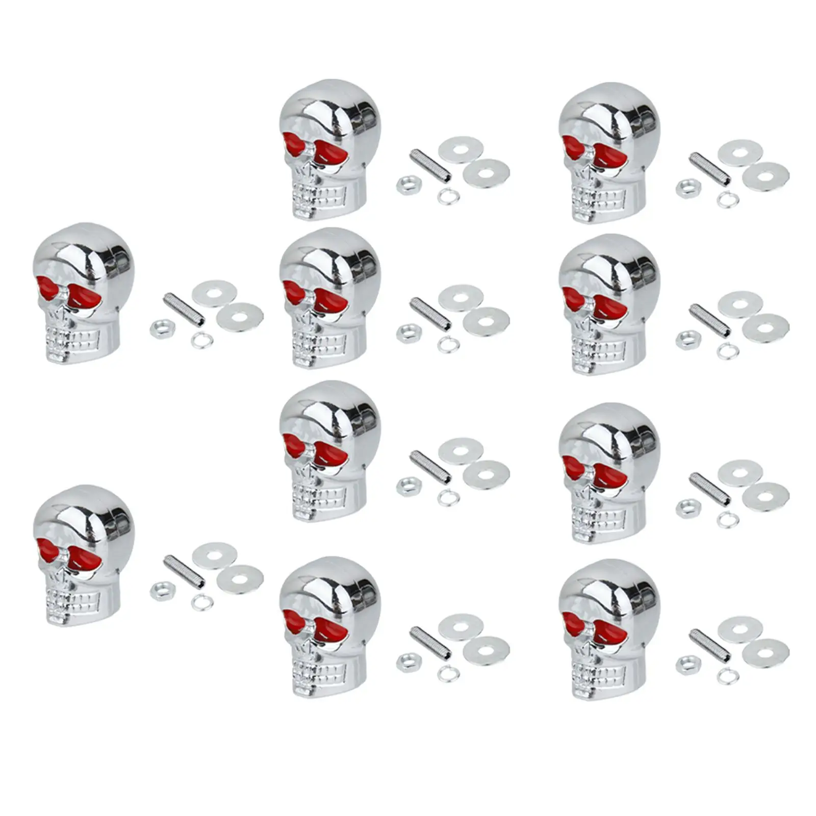 

Motorcycle Motorbike Skull Bolts Tag Fastener Screws